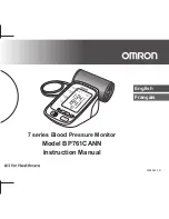 Предварительный просмотр 1 страницы Omron BP761CANN Instruction Manual