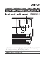 Omron BU2002RWL Instruction Manual preview