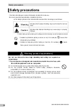 Предварительный просмотр 8 страницы Omron BU3002R Instruction Manual