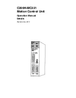 Предварительный просмотр 3 страницы Omron C200H-MC221 - Operation Manual