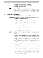Предварительный просмотр 13 страницы Omron C200HE-CPU -Z Series Installation Manual
