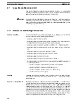 Preview for 62 page of Omron C200HE-CPU11 Installation Manual