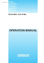 Предварительный просмотр 1 страницы Omron C200HW-CLK21 Operation Manual