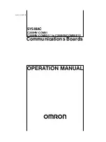 Preview for 2 page of Omron C200HW-COM01 Operation Manual