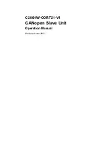 Preview for 6 page of Omron C200HW-CORT21-V1 Operation Manual