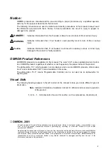 Предварительный просмотр 8 страницы Omron C200HW-CORT21-V1 Operation Manual
