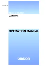 Предварительный просмотр 1 страницы Omron C200HW-CORT21 Operation Manual