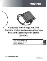 Preview for 1 page of Omron CD-WR17 Instructions For Use Manual