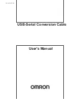 Preview for 1 page of Omron CIF31 User Manual