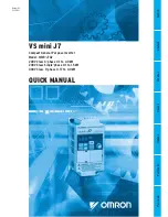 Preview for 1 page of Omron CIMR-J7AZ - QUICK Manual