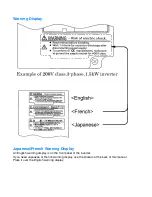 Предварительный просмотр 5 страницы Omron CIMR-J7AZ - QUICK Manual