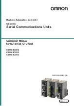 Preview for 1 page of Omron CJ1W-SCU22 Operation Manual