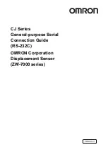 Preview for 1 page of Omron CJ2H-CPU64 - Connection Manual