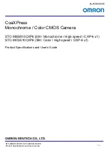 Omron CoaXPress STC-MBS510CXP6 Product Specifications And User'S Manual preview