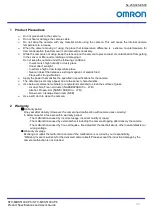 Preview for 5 page of Omron CoaXPress STC-MBS510CXP6 Product Specifications And User'S Manual