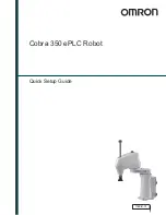 Предварительный просмотр 1 страницы Omron Cobra 350 ePLC Quick Setup Manual