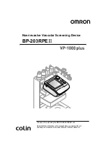 Предварительный просмотр 1 страницы Omron Colin BP-203RPE III Manual