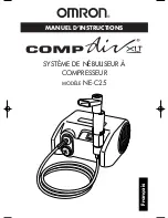 Preview for 13 page of Omron COMP Air XLT NE-C25 Instruction Manual