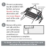 Preview for 8 page of Omron Complete BP7900 Quick Start Manual