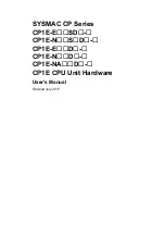 Предварительный просмотр 4 страницы Omron CP1E-E**D Series User Manual