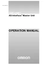 Preview for 1 page of Omron CQM1-ARM21 Operation Manual