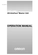 Предварительный просмотр 1 страницы Omron CQM1-ARM21 Operation Manual