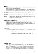 Preview for 5 page of Omron CQM1-ARM21 Operation Manual