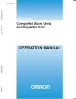 Предварительный просмотр 1 страницы Omron CRT1 - 10-2008 Operation Manual