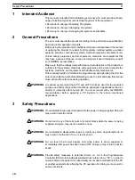 Preview for 12 page of Omron CS1 - Operation Manual