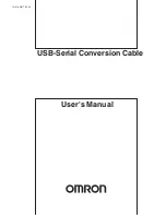 Preview for 1 page of Omron CS1W-CIF31 User Manual