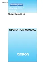 Preview for 1 page of Omron CS1W-MCH71 - Operation Manual