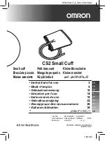 Omron CS2 Small Cuff Instructions For Use Manual preview