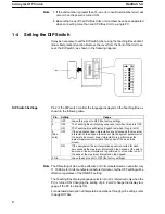 Preview for 8 page of Omron CV500-421 Operation Manual