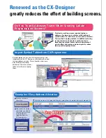 Предварительный просмотр 3 страницы Omron CX-Designer Brochure