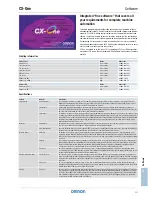 Preview for 7 page of Omron CX-ONE Datasheet