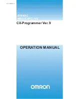 Preview for 1 page of Omron CX-Programmer 9 Operation Manual