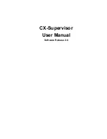 Предварительный просмотр 2 страницы Omron CX-SUPERVISOR - V2.0 User Manual