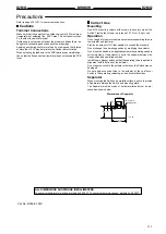 Preview for 5 page of Omron D2MCML-1O5-1 Manual