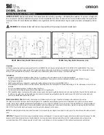 Предварительный просмотр 1 страницы Omron D40ML Series Operating Instructions