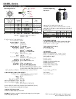 Предварительный просмотр 2 страницы Omron D40ML Series Operating Instructions