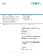 Preview for 3 page of Omron D40ML Series Operating Instructions