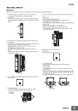 Preview for 21 page of Omron D41G Manual