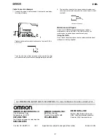 Preview for 16 page of Omron D4BL - Manual