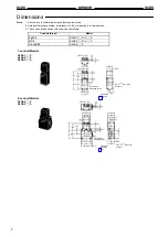 Предварительный просмотр 6 страницы Omron D4DS Manual