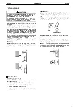 Предварительный просмотр 9 страницы Omron D4DS Manual