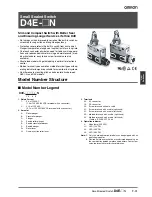 Preview for 1 page of Omron D4E-1A20N Datasheet