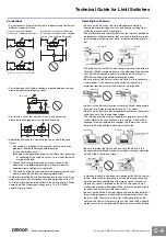 Preview for 9 page of Omron D4MC-1000 Manual