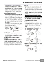 Preview for 10 page of Omron D4MC-1000 Manual