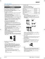 Preview for 8 page of Omron D4NS-8EF Datasheet