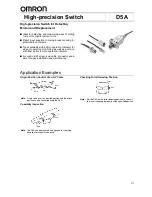 Omron D5A - Datasheet preview